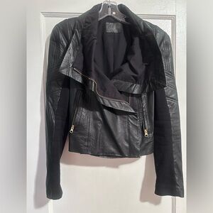 Shore Road Black Nappa Leather Moto Jacket